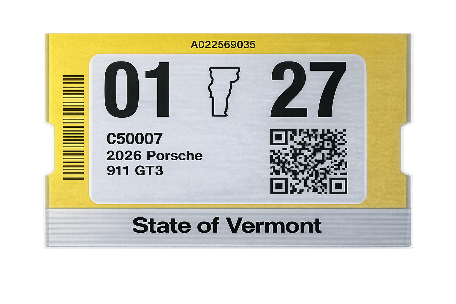 Vermont inspection sticker